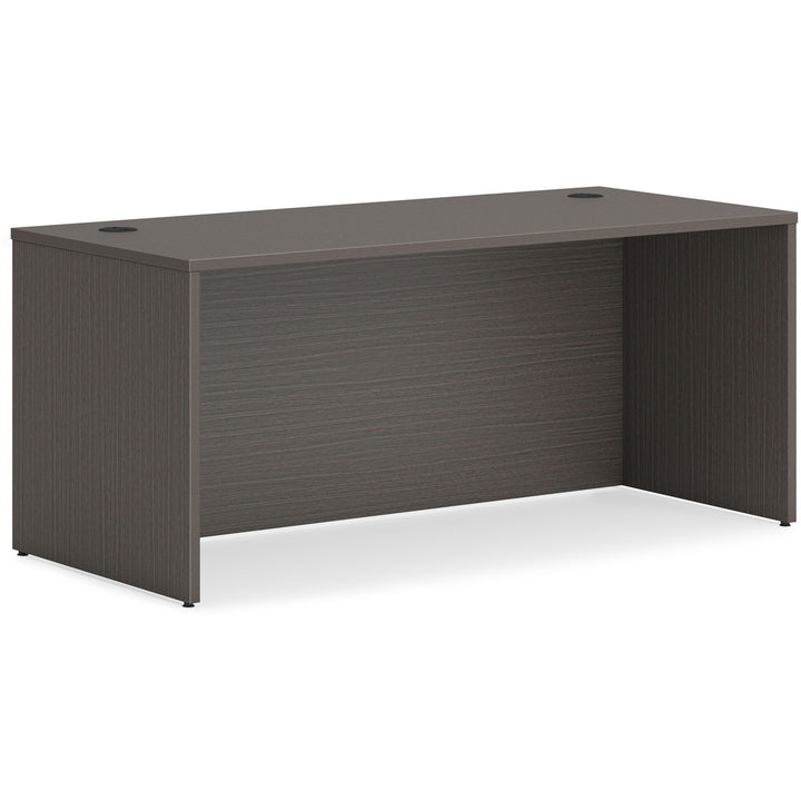 Image of HON® Desk Shell, Rectangle, 72"x36"x29", Slate Teak