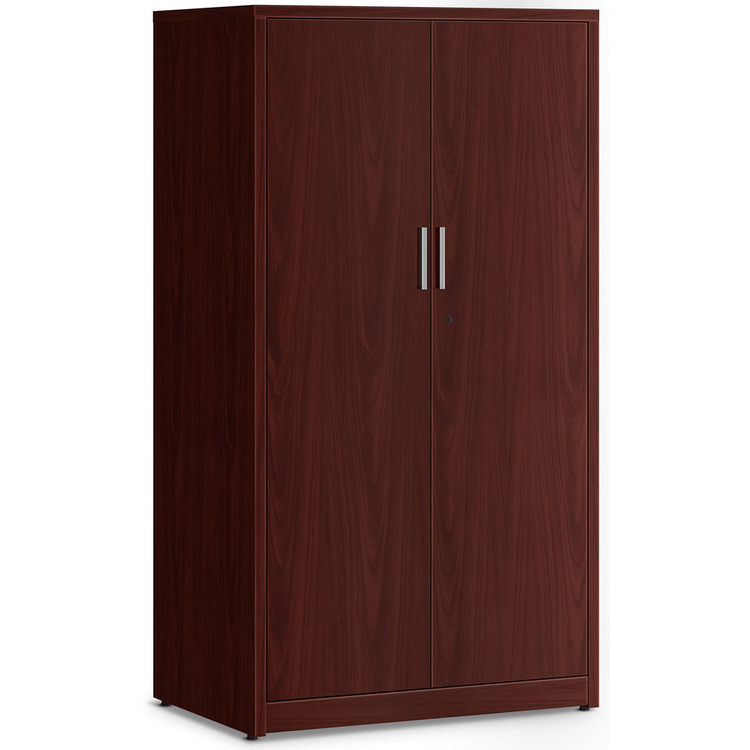 Image of HON® Storage Cabinet, 5 Shelves, 36"x24"x66-5/8", Mahogany