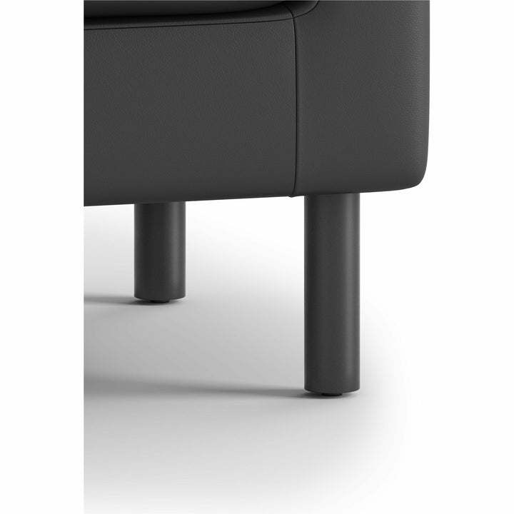 Image of HON® Parkwyn Series Loveseat, 53.5" x 26.75" x 29", Black