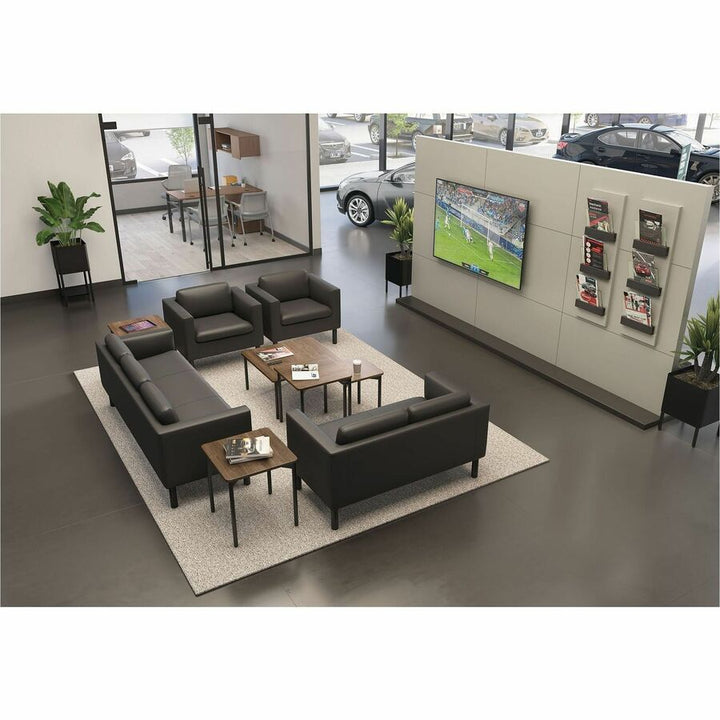 Image of HON® Parkwyn Series Loveseat, 53.5" x 26.75" x 29", Black