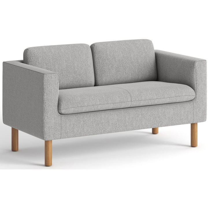 Image of HON® Parkwyn Series Loveseat, 53.5" x 26.75" x 29", Light Gray