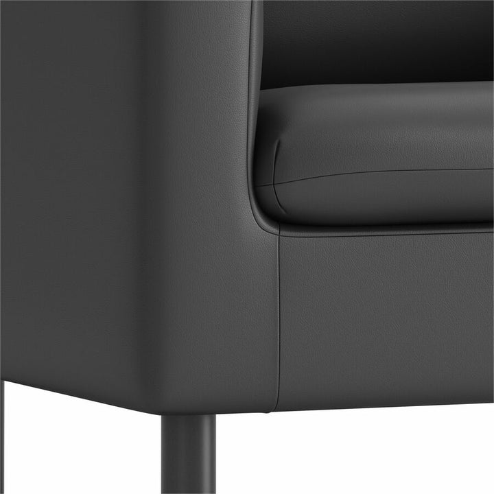 Image of HON® Parkwyn Series Sofa, 77" x 26.75" x 29", Black