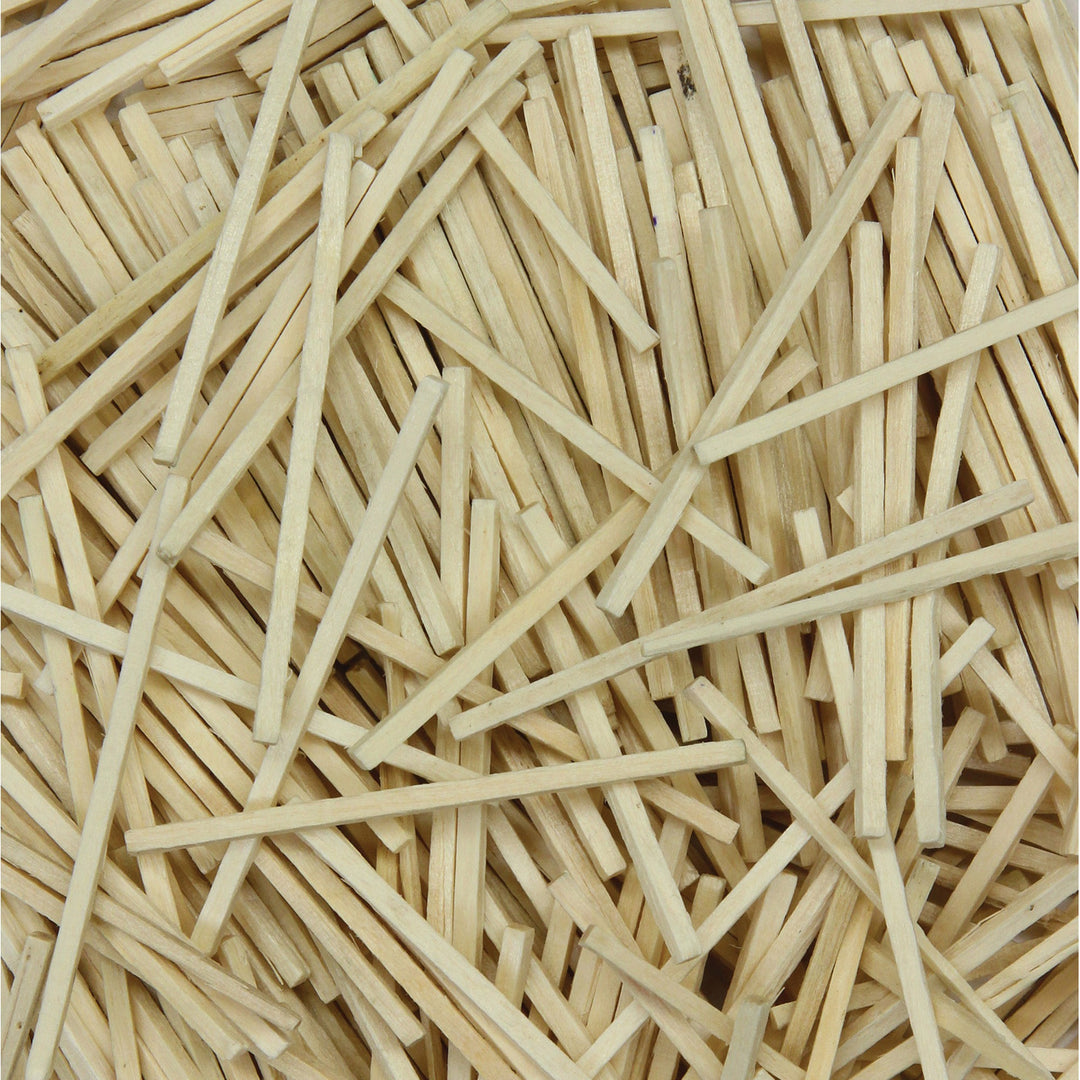 Image of Creativity Street 389401 Mini Craft Sticks, Art Project, Craft Project, 3D Structure, 2.56" Length, Natural, Wood, 500 / Bag