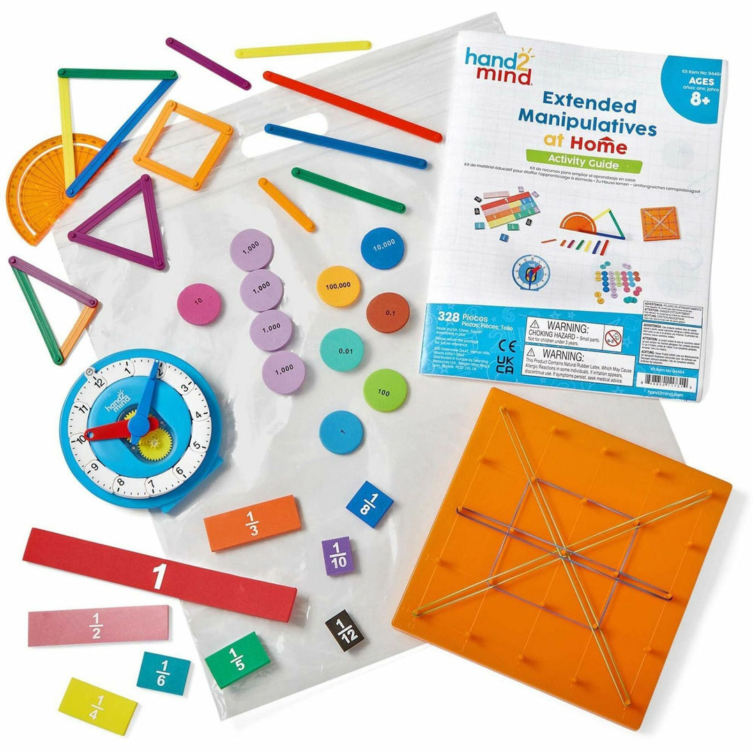 Image of Learning Resources H2M94464 Extended Manipulative Home Kit, Skill Learning: Manipulative Skill, 8+, 1 Each