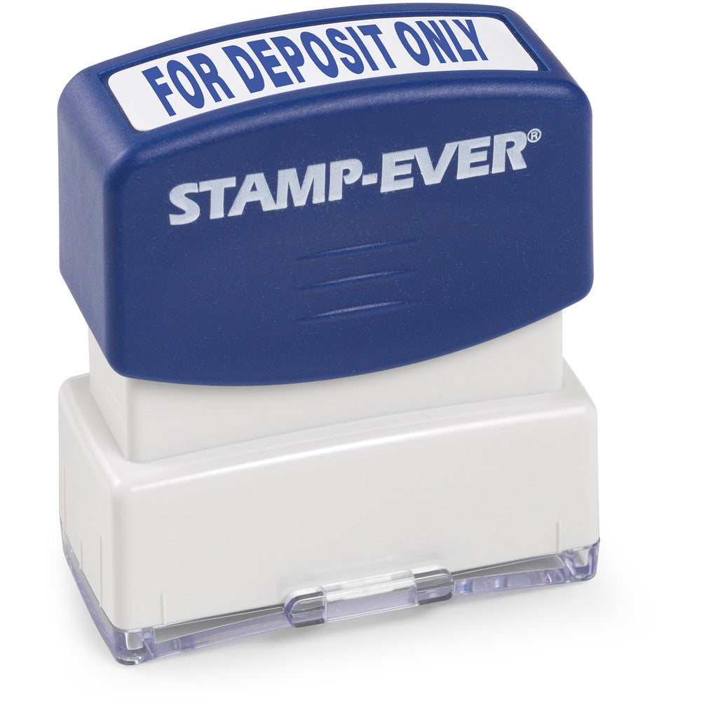 Image of Trodat® Stamp, Pre-Inked, "For Deposit Only", 9/16"x1-11/16" Imp, BE
