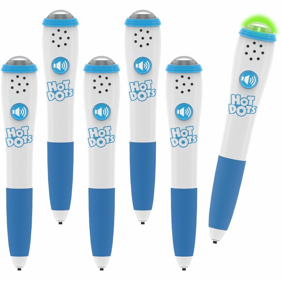 Image of Hot Dots 2438 Light-Up Interactive Pen, Pack of 6, Learning Toy, Theme/Subject: Fun, 3-7 Year, 6/Set, 1 Each