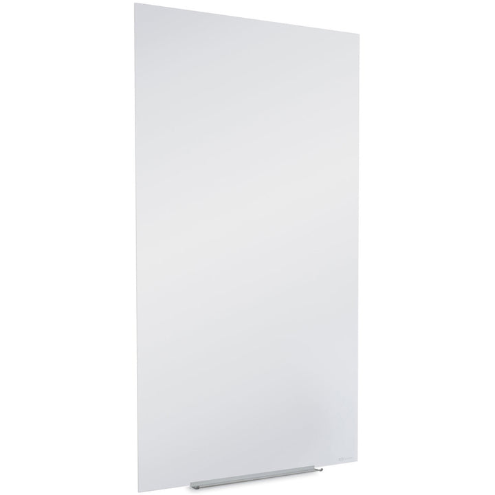Image of Quartet® InvisaMount Vertical Magnetic Glass Dry-Erase Boards, 28" x 50", White Surface