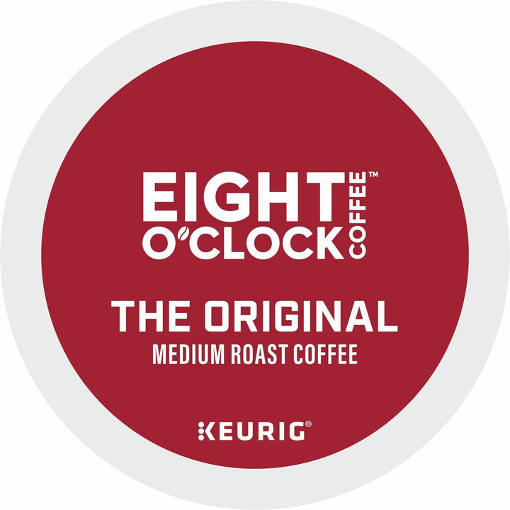 Image of Eight O'Clock® 0657 Original Coffee, Compatible with Keurig Brewer, Medium, K-Cup, Original, Arabica, 24 / Box
