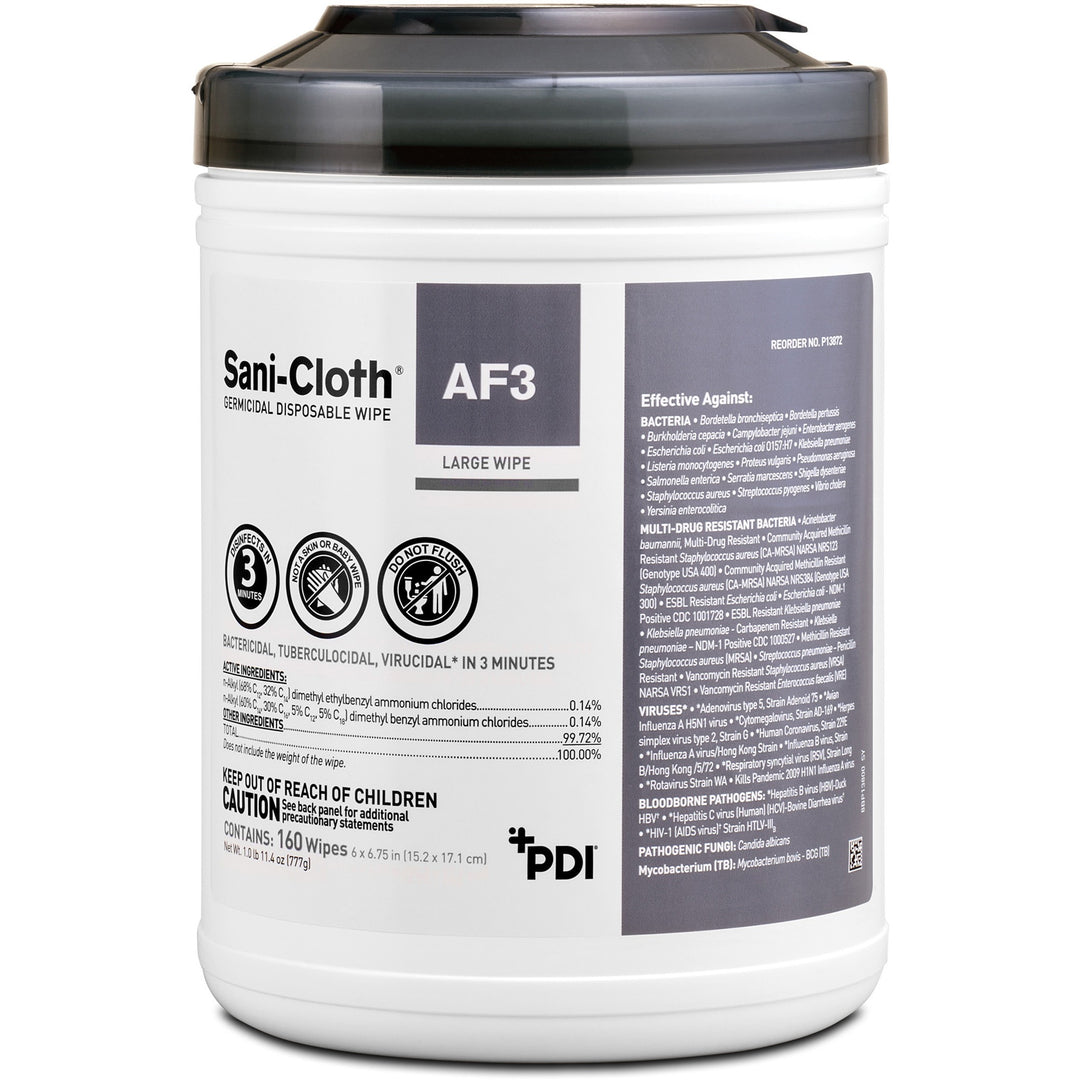 Image of PDI HC Surface Wipes, Germicidal, 6"x6-3/4", 160/EA, WE