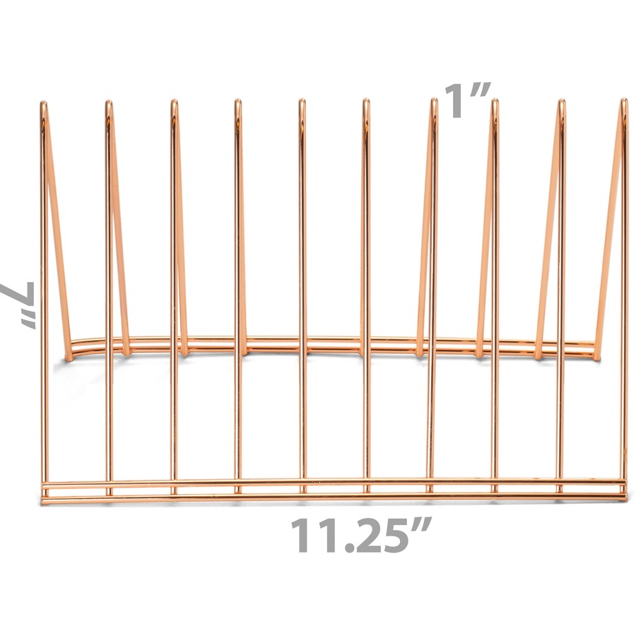 Image of Officemate Desk Sorter,Triangle,Steel Wire,Open Base,7"x11"x7",RE/GD
