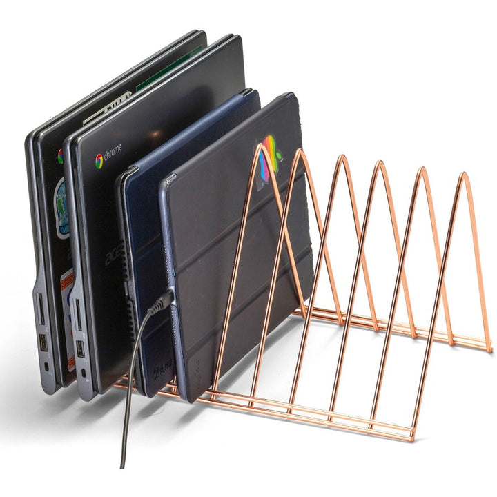 Image of Officemate Desk Sorter,Triangle,Steel Wire,Open Base,7"x11"x7",RE/GD