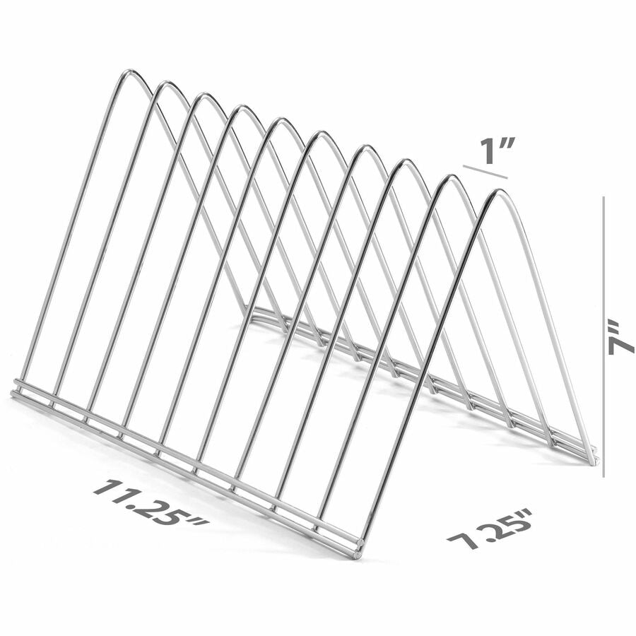 Image of Officemate Desk Sorter,Triangle,Steel Wire,Open Base,7"x11"x7",RE/GD
