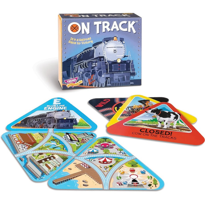 Image of Trend Enterprises Game,Cards,TrainTheme,63 Cards,Multi