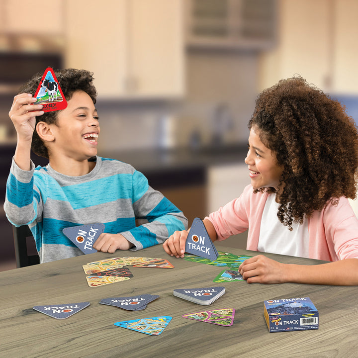 Image of Trend Enterprises Game,Cards,TrainTheme,63 Cards,Multi
