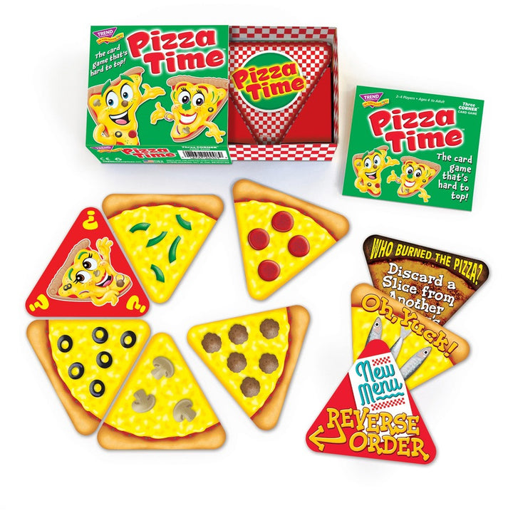 Image of Trend Enterprises Game,Cards,Pizza Time,63 Cards,Multi