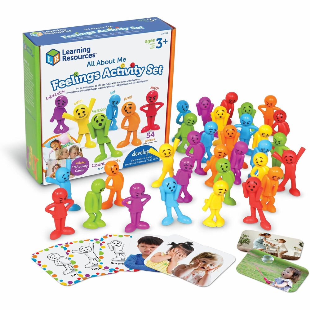 Image of Learning Resources Feelings Counters, Ages 3+, 6 Emotions, 36 Pcs, Multi