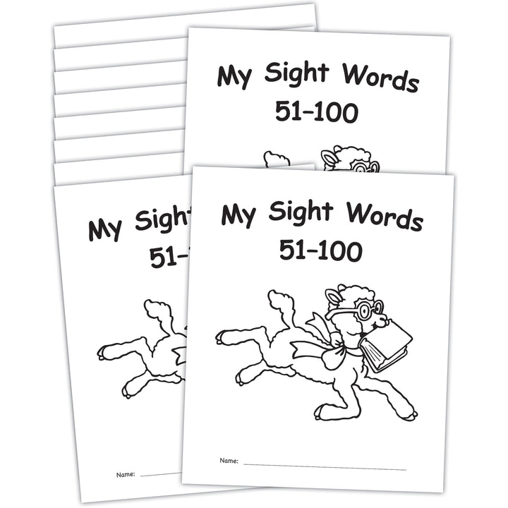 Image of Teacher Created Resources EP62142 My Own Books Sight Words Pack, Book, 10 / Pack