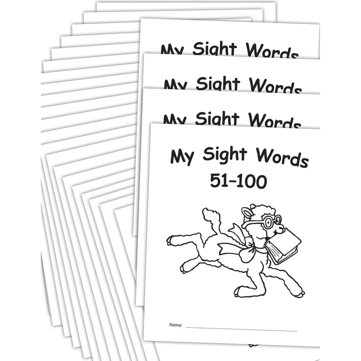 Image of Teacher Created Resources EP62143 My Own Books Sight Words Pack, Book, 25 / Pack