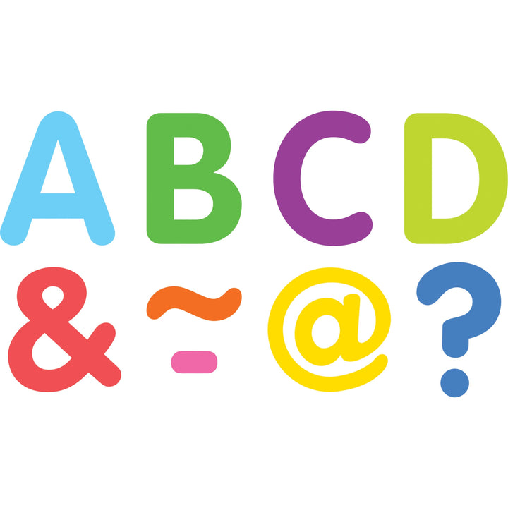 Image of Teacher Created Resources Letters, Magnetic, Uppercase, 2"L, 87Pcs/PK, Multi