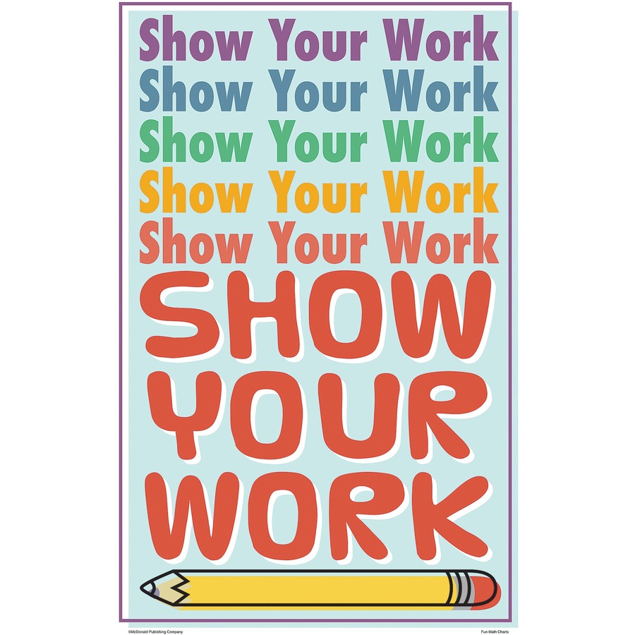 Image of Teacher Created Resources Posters, Math, 8/PK, 11"x17", Multi