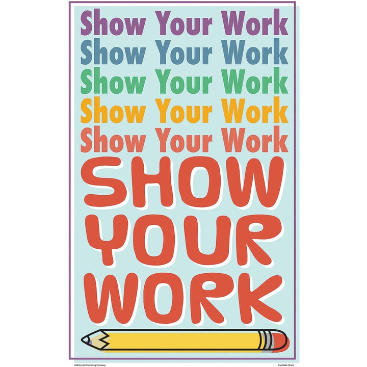 Image of Teacher Created Resources Posters, Math, 8/PK, 11"x17", Multi