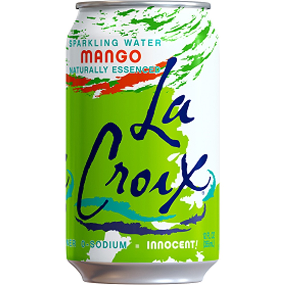 Image of La Croix Sparkling Water, Mango, 12 fl. oz, 12/PK, 2/CT, Multi