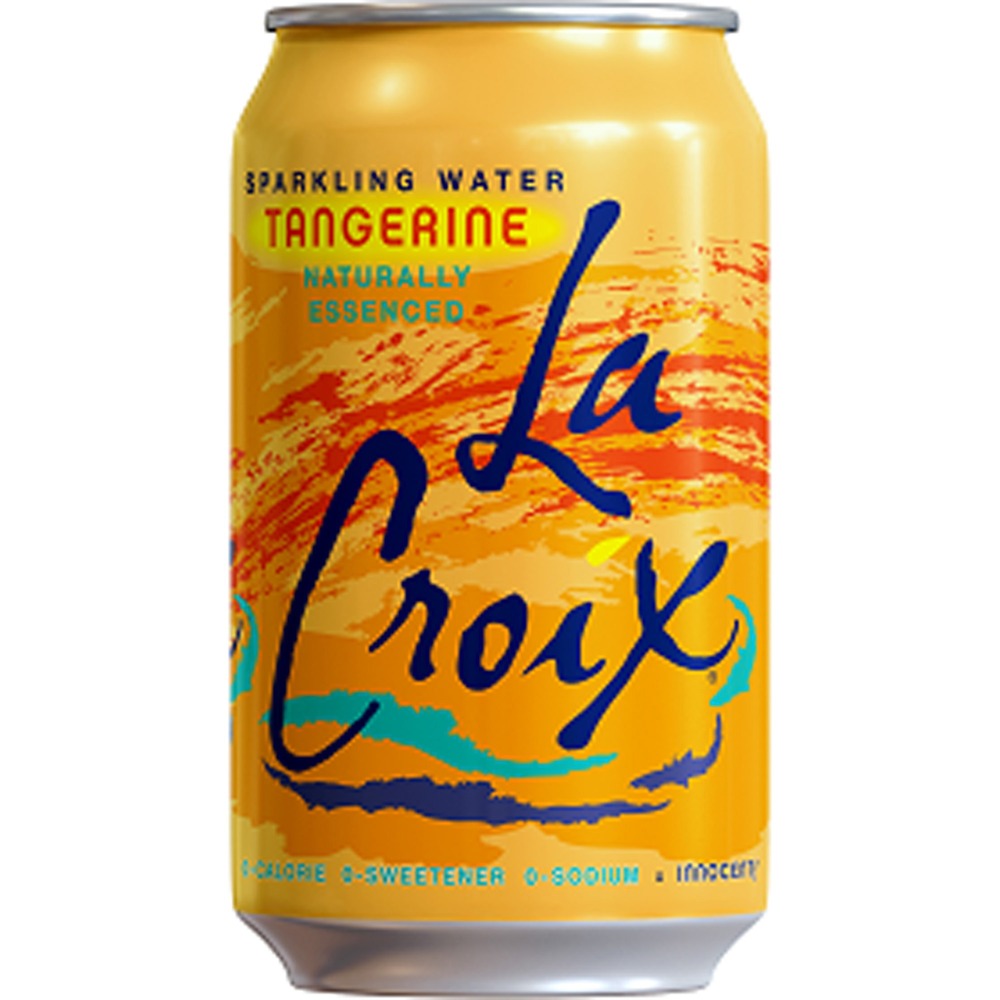 Image of La Croix Sparkling Water, Tangerine, 12 fl. oz, 12/PK, 2/CT, Multi