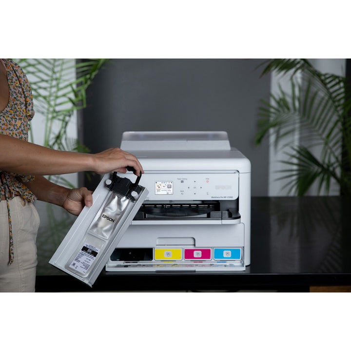 Image of Epson WorkForce Pro WF-C5390 Inkjet Printer, Automatic Duplex Print, Ethernet, Wireless LAN, Plain Paper Print, Gigabit Ethernet, USB, 1 Each