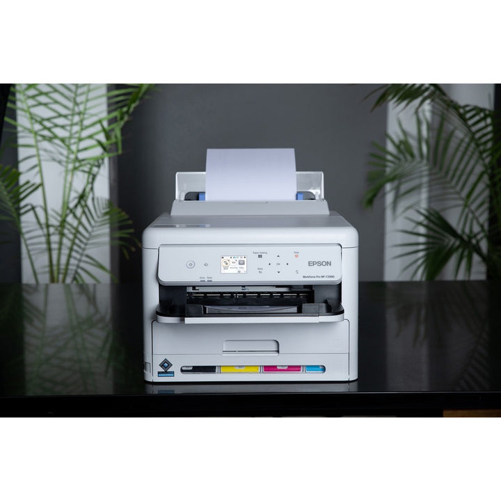 Image of Epson WorkForce Pro WF-C5390 Inkjet Printer, Automatic Duplex Print, Ethernet, Wireless LAN, Plain Paper Print, Gigabit Ethernet, USB, 1 Each