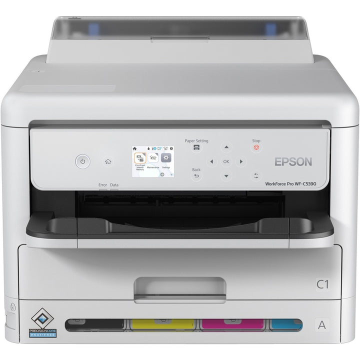 Image of Epson WorkForce Pro WF-C5390 Inkjet Printer, Automatic Duplex Print, Ethernet, Wireless LAN, Plain Paper Print, Gigabit Ethernet, USB, 1 Each
