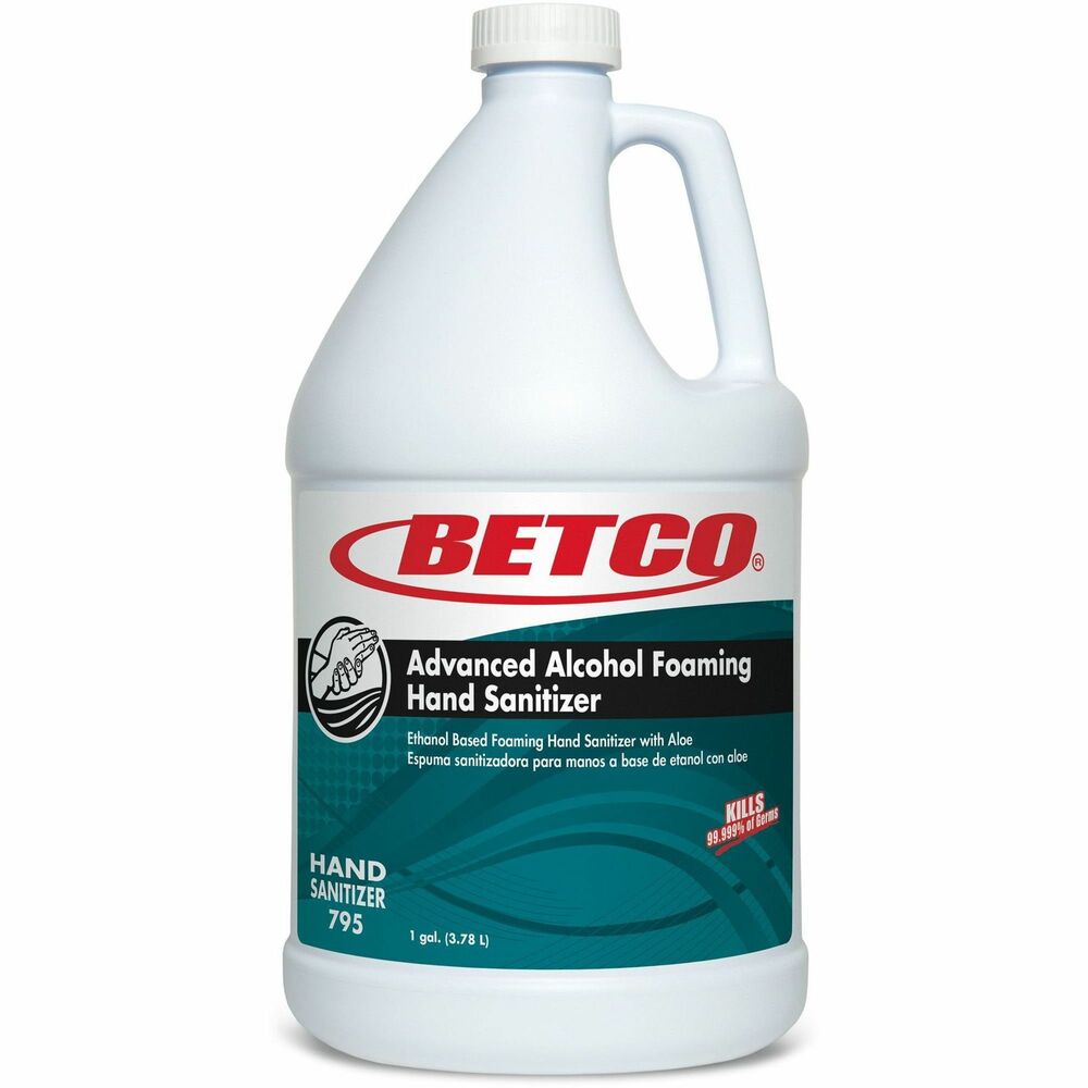 Image of Betco Corporation Hand Sanitizer,Foam,Alcohol,Citrus,1 Gal,Light Blue