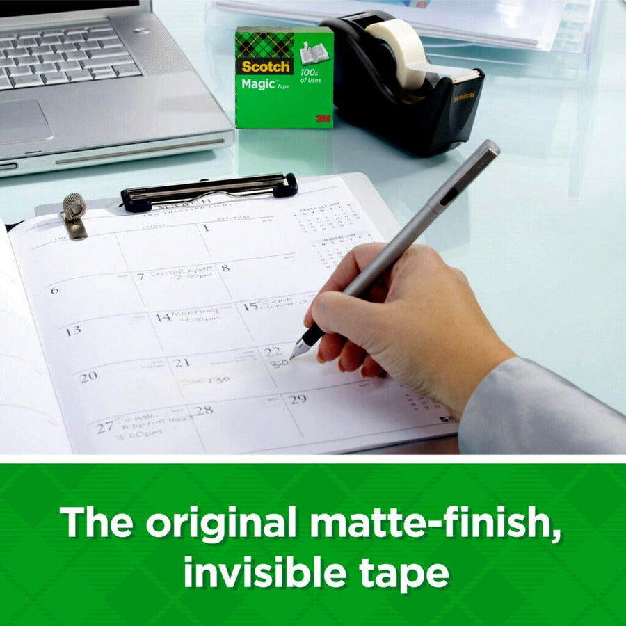 Image of Scotch 8103472 Magic Tape, 72 yd Length x 0.75" Width, 3" Core, Clear, 2 / Pack