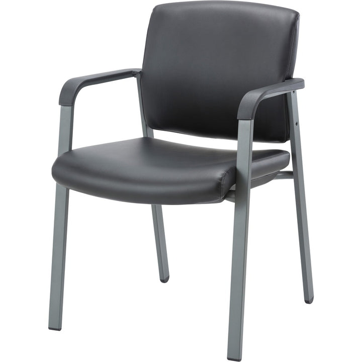 Image of Lorell Chair,Guest,Antimicrobial Vinyl,23-1/2"x22-2/5"x32-4/5",BK