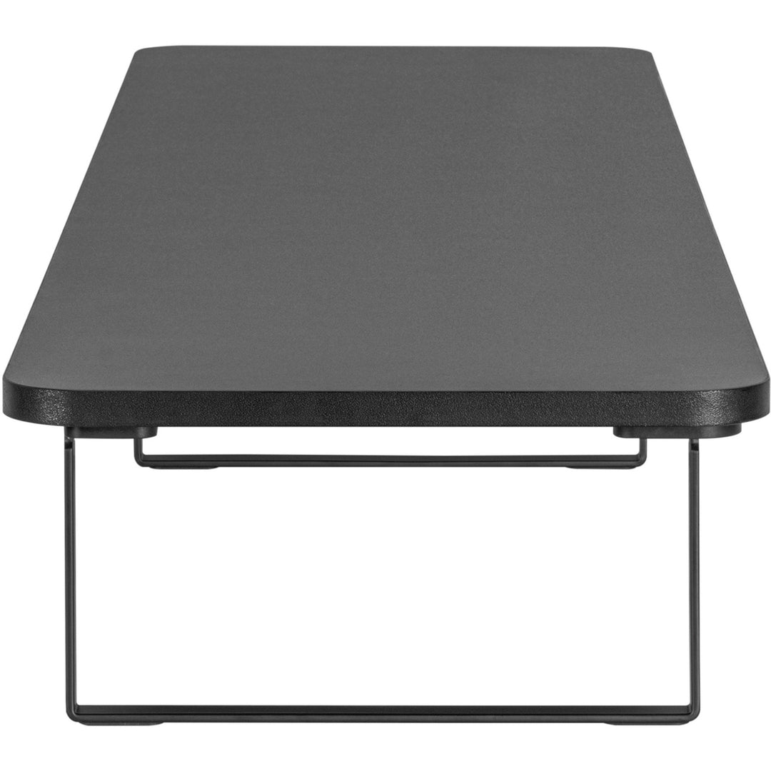 Image of Lorell Monitor Riser,Steel/Particleboard,39.4"x10.2"x4.8",Black