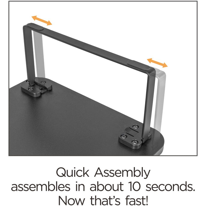 Image of Lorell Monitor Riser,Steel/Particleboard,39.4"x10.2"x4.8",Black