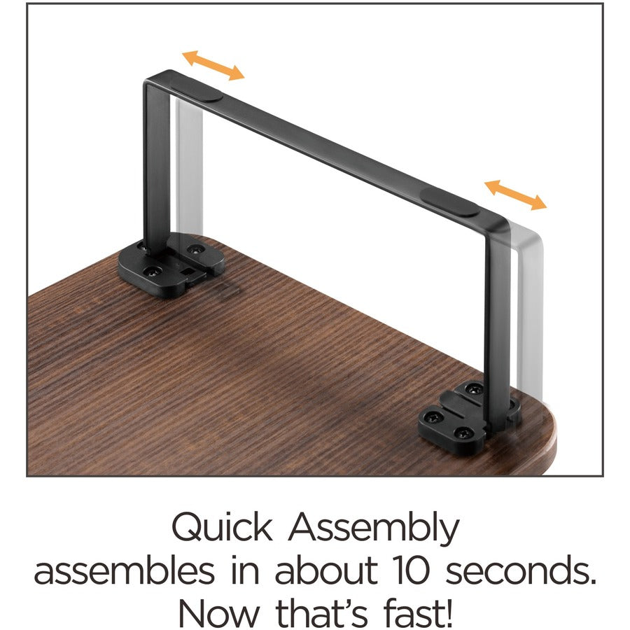 Image of Lorell Monitor Riser,Steel/Particleboard,39.4"x10.2"x4.8",Teak