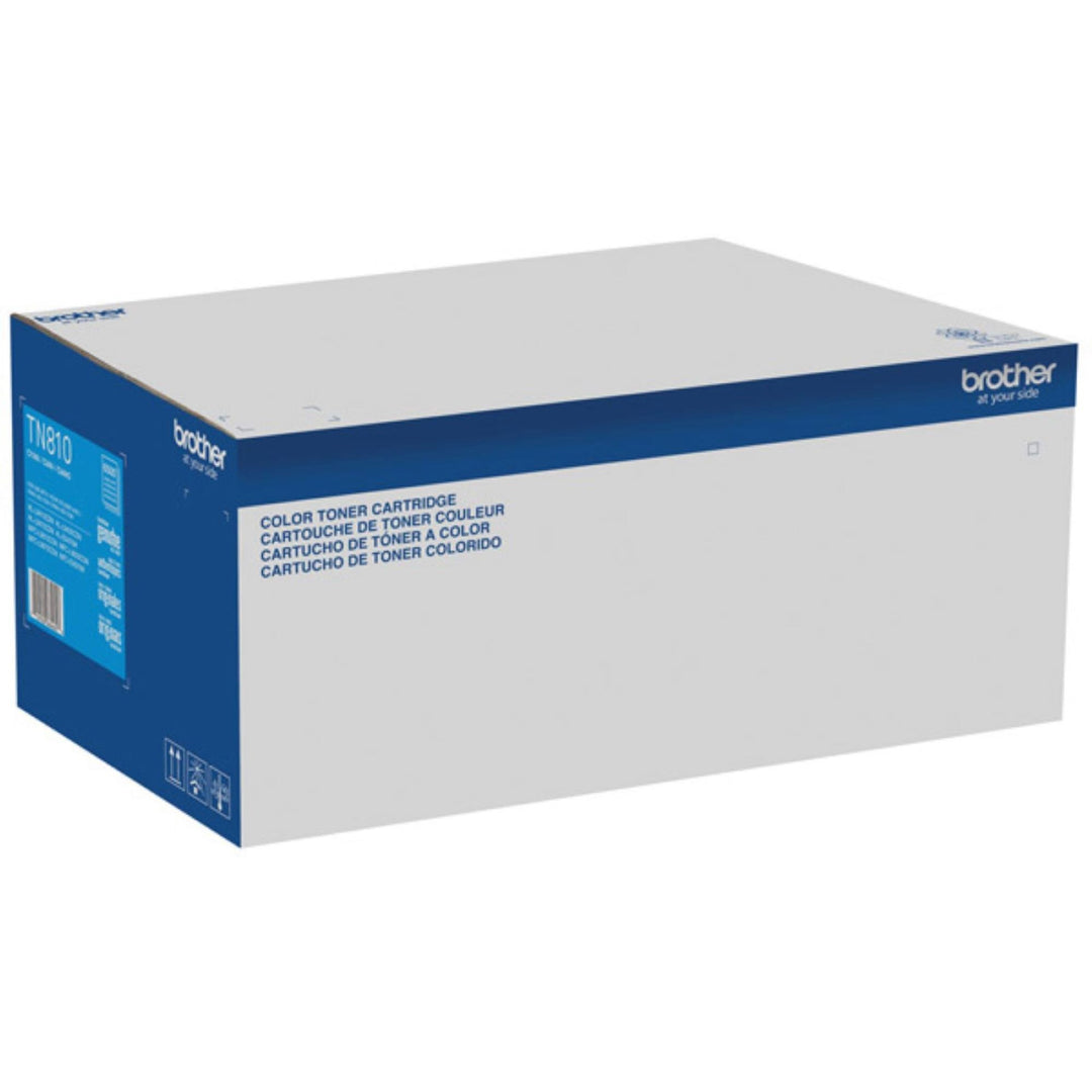 Image of Brother TN810C Standard Yield Cyan Toner Cartridge, 6500 Pages, 1 Each