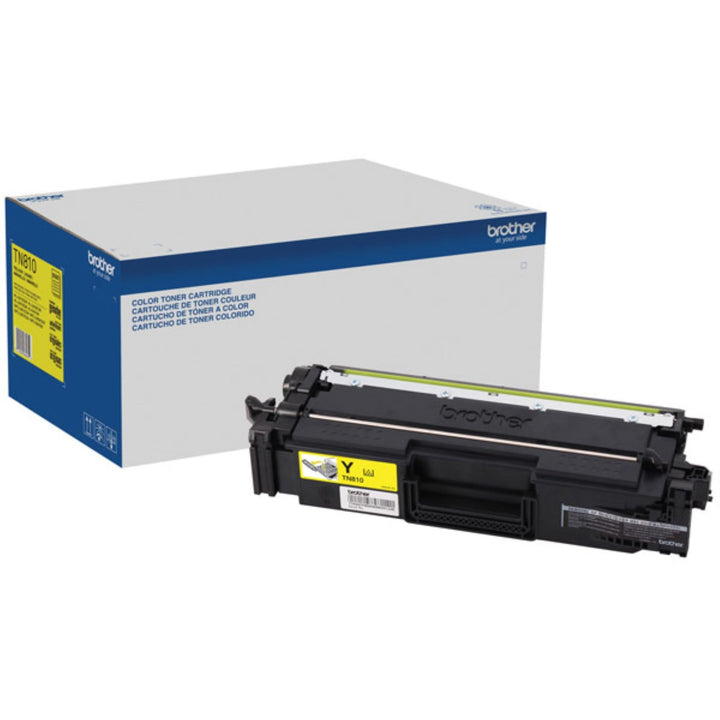 Image of Brother TN810Y Standard Yield Yellow Toner Cartridge, 6500 Pages, 1 Each