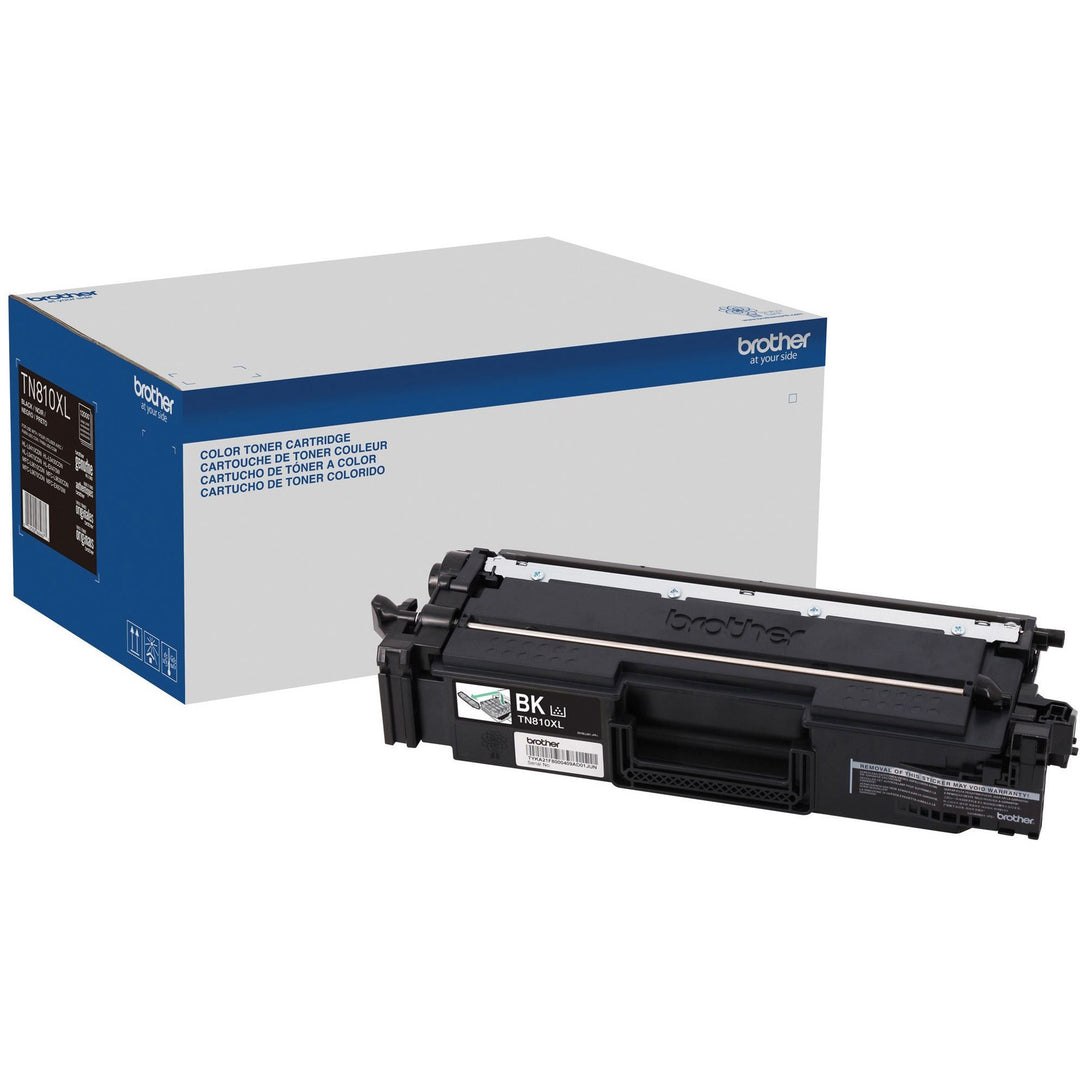 Image of Brother TN810XLBK High-Yield Black Toner Cartridge, 12000 Pages, 1 Each