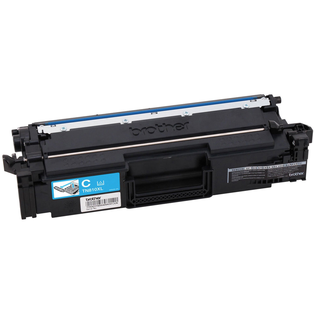Image of Brother TN810XLC High-Yield Cyan Toner Cartridge, 9000 Pages, 1 Each
