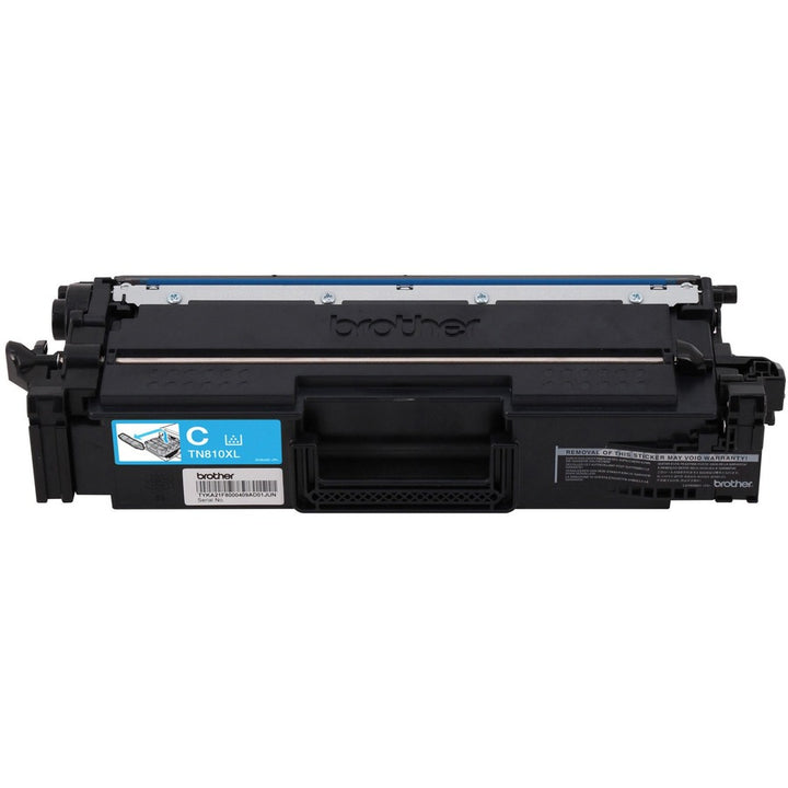 Image of Brother TN810XLC High-Yield Cyan Toner Cartridge, 9000 Pages, 1 Each