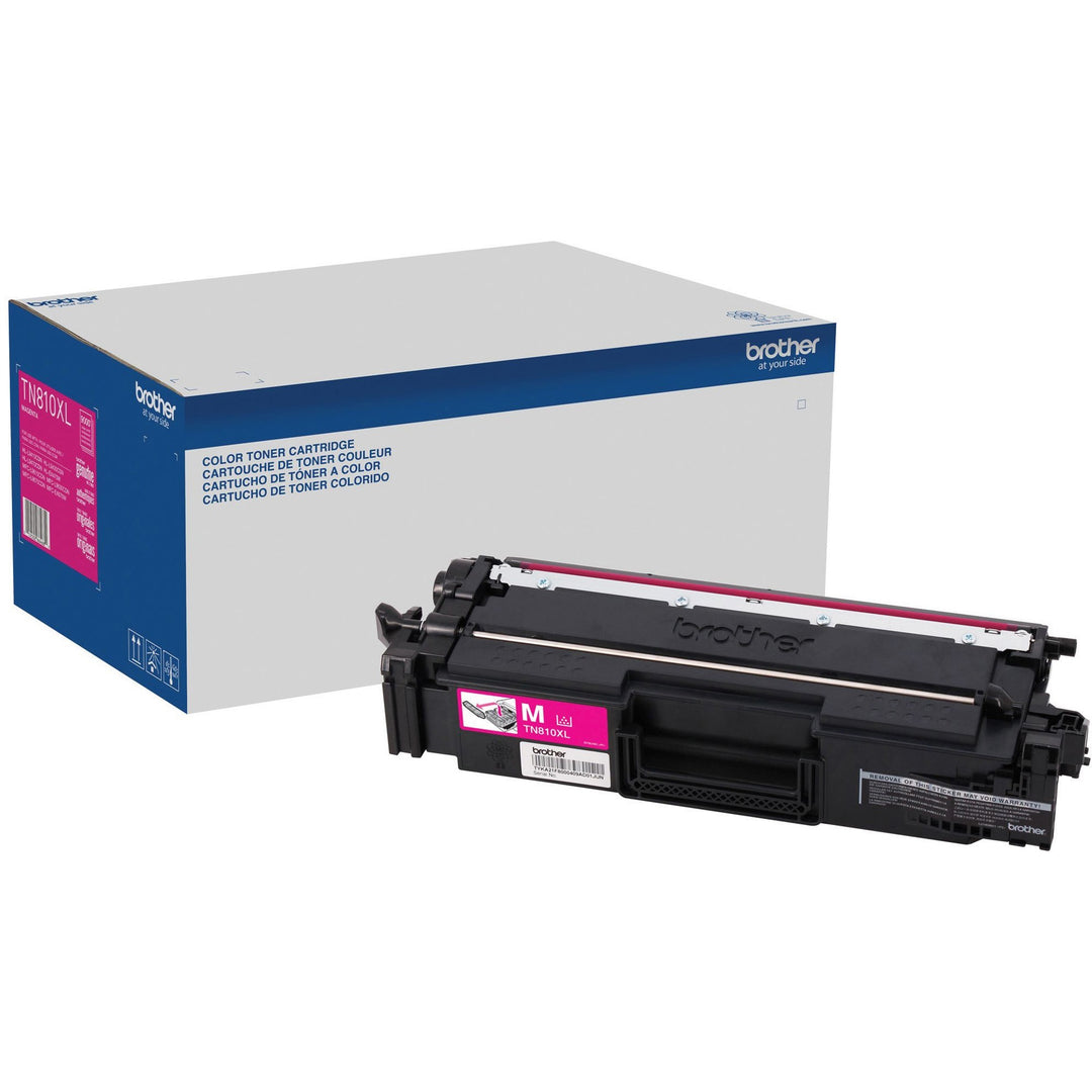Image of Brother TN810XLM High-Yield Magenta Toner Cartridge, 9000 Pages, 1 Each