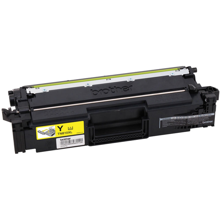 Image of Brother TN810XLY High-Yield Yellow Toner Cartridge, 9000 Pages, 1 Each