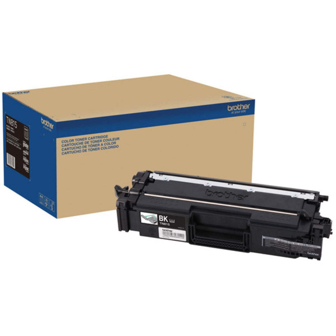 Image of Brother TN815BK Super High-Yield Black Toner Cartridge, 15000 Pages, 1 Each