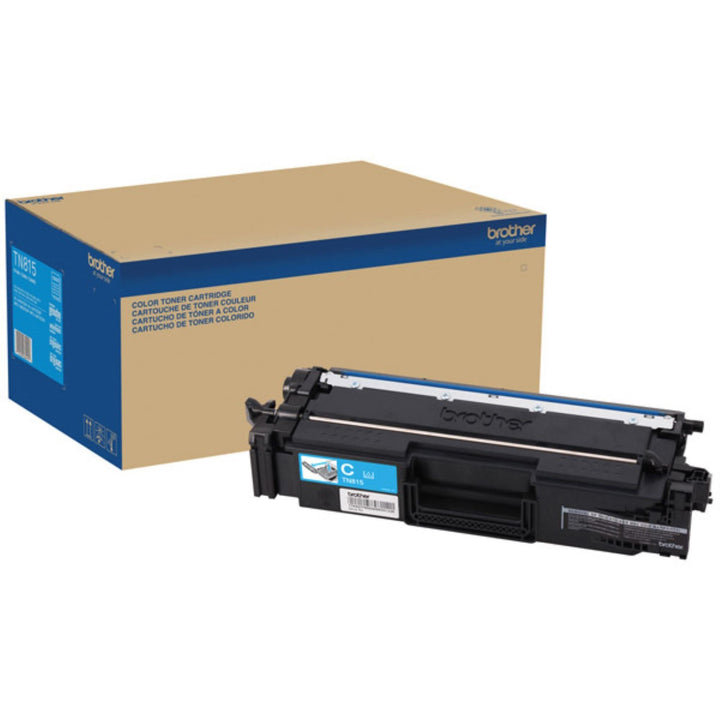 Image of Brother TN815C Super High-Yield Cyan Toner Cartridge, 12000 Pages, 1 Each