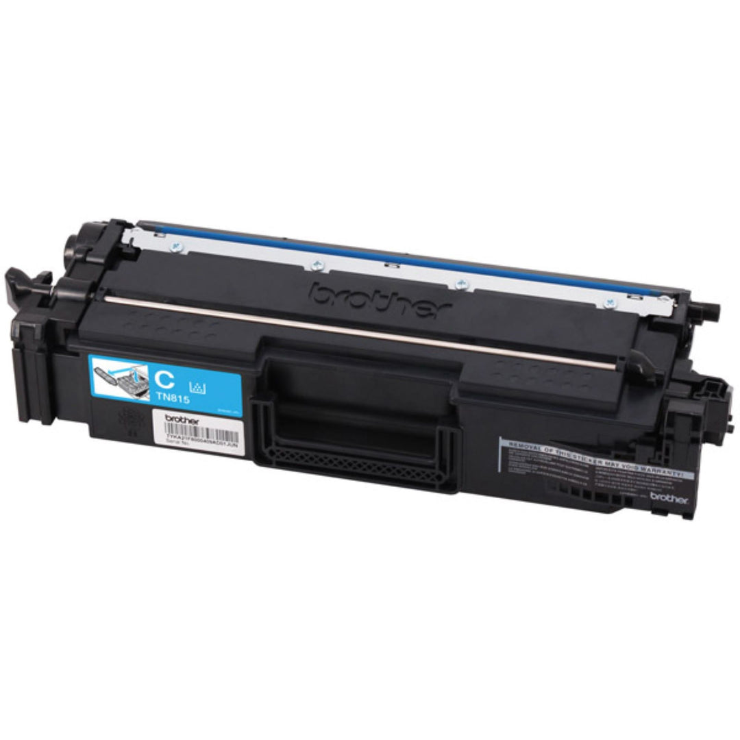 Image of Brother TN815C Super High-Yield Cyan Toner Cartridge, 12000 Pages, 1 Each