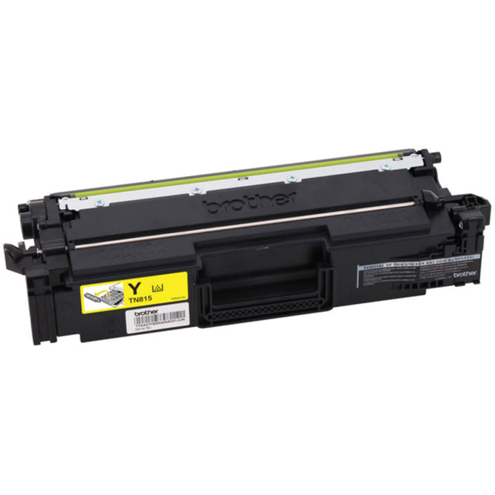 Image of Brother TN815Y Super High-Yield Yellow Toner Cartridge, 12000 Pages, 1 Each