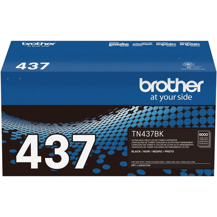 Image of Brother TN437BK Ultra High-Yield Black Toner Cartridge, 9000 Pages, 1 Each