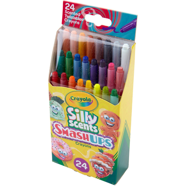 Image of Crayola® Crayons,24 Smash Ups Silly Scents,Mini Twistable,24/PK,AST