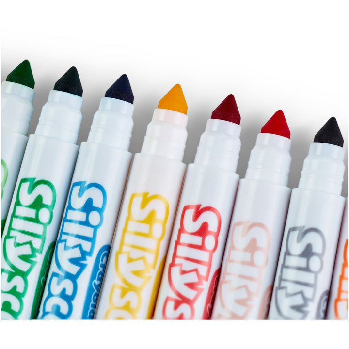 Image of Crayola® Markers,Silly Scents Smash Ups,Broad,Washable,10/PK,AST